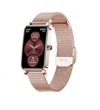 Zegarek Smartwatch damski na bransolecie Hagen Rose Gold HC1.jpg